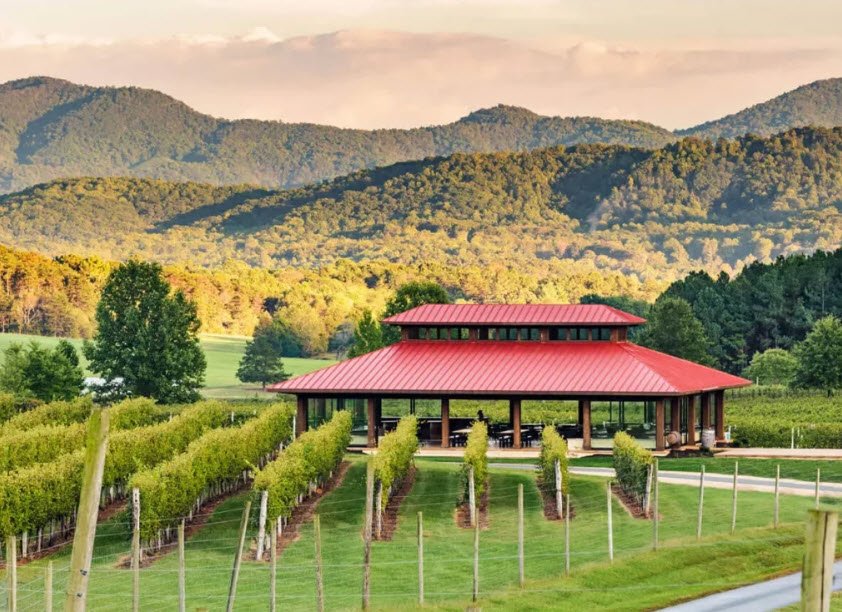 Afton Mountain Vineyards, Virginia, USA